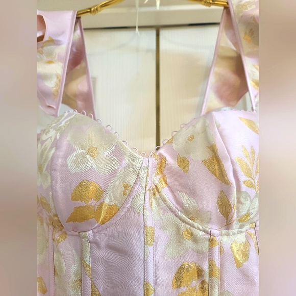 V. Chapman Vera Ruffle-Strap Midi Dress - Picture 4 of 16